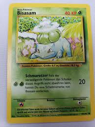 Bulbasaur can be seen napping in. German Bulbasaur Bulbasaur Base Set Pokemon Online Gaming Store For Cards Miniatures Singles Packs Booster Boxes