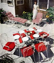 Refinishing your outdoor furniture and pool furniture. See 60 Vintage Patio Furniture Sets That Offered Outdoor Relaxation The Old Fashioned Way Click Americana