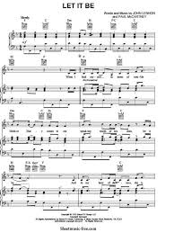 As you begin to learn to play the guitar, you want to find sheet music for the songs you want to play. Let It Be Sheet Music Beatles Piano Sheet Music Free Beatles Sheet Music Sheet Music