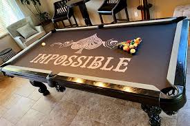 Made in the usa and international delivery. Custom Logo Pool Table Felt Printed Billiard Cloth