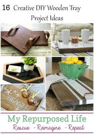 Earlier this week i showed you how to make some fun felt travel accessories. Diy Tray Ideas Easy Projects My Repurposed Life Rescue Re Imagine Repeat