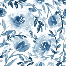 Seamless tan and teal floral pattern #1211004 by vector tradition sm. Seamless Watercolor Floral Pattern In Blue And White Stock Photo Picture And Royalty Free Image Image 122853571