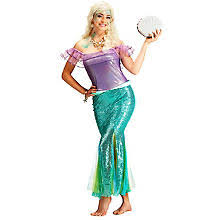 Fantaisie sirène ariel déguisement femmes adulte bleu poisson échelle pantalon. Sirenes Contes Fantaisie Deguisements Deguisement Buttinette