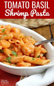 Tomato Basil Shrimp Pasta Diary Of A Recipe Collector