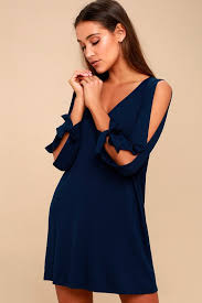Glory Of Love Navy Blue Shift Dress Blue Shift Dress Blue Long Sleeve Dress Long Sleeve Shift Dress