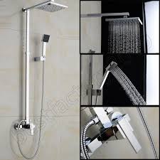 Details Zu Duschset Regendusche Duschkopf Brausemischer Duschsystem Thermostat Dusche Bad 8