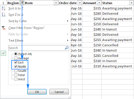 Arrows in the column headers appear. Excel Filter How To Add Use And Remove