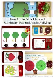 Free Montessori Inspired Apple Printables Homeschool Giveaways