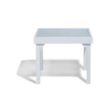 Table De Jardin Extensible Oslow 4 A 8 Personnes Blanc Gris Table De Jardin Mobilier De Jardin Jardin Et Plein Air Gifi