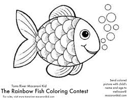 Rainbow Fish Coloring Contest Friday Is Last Day To Enter Macaroni Kid Toms River