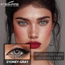 EYESHARE New Color Contact Lenses Sydney Gray Contact Fashion Lens
