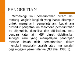 M I P Metodologi Ilmu Pemerintahan Dewi Kurniasih Ppt Download
