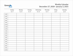 Spreadsheets are easy and straightforward if you're familiar with using them. Free Printable Weekly Calendars For 2021 In Pdf Document Format