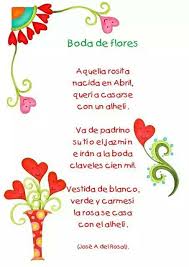 Poema Boda De Flores Poemas Infantiles Poemas Cortos Para Ninos Poemas Para Ninos