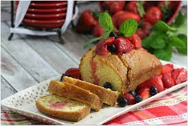 Somehow it just gets better each time you bake it! Sugar Free Pound Cake Recipe With Berries Food Fun Faraway Places