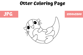 Motivational quotes coloring pages music coloring pages nature coloring pages popular animation movies coloring pages. Otter Coloring Book Page For Kids Graphic By Mybeautifulfiles Creative Fabrica