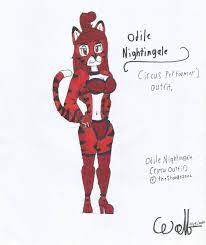 Odile Nightingale the Circus Tiger (Gift) by Angelwolf777 -- Fur Affinity  [dot] net