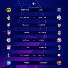 Ldc Le Tirage Complet Des 8es Football Maxifoot