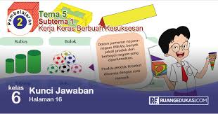 Lengkap Kunci Jawaban Buku Tematik Tema 5 Kelas 6 Wirausaha Kurikulum 2013 Revisi Buku Pelajaran Buku Kunci