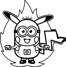 Awesome Minion Pokemon Coloring Pages Minion Coloring Pages Minions Coloring Pages Pokemon Coloring Pages
