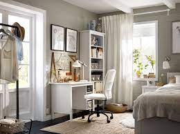 A Bedroom With Space For Hobbies Bedroom Desk Decor Home Ikea Office Storage