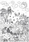 We have got knights and princesses: 374 Fairy Tales Coloring Pages Free Printable Coloring Pages