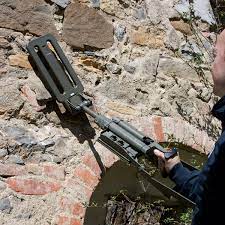 I'm using a ceia cmd it's fine to use for beach hunting (waterproof to 6.5 ft) also works well when gold prospecting. Ceia Security Metal Detectors