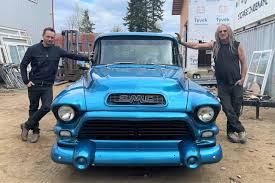 Image result for Flame Red 1957 GMC