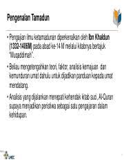 Ibn khaldun's science of society. Top1 6 Pdf Pengenalan Tamadun U2022 Pengajian Ilmu Ketamadunan Diperkenalkan Oleh Ibn Khaldun 1332 1406m Pada Abad Ke 14 M Melalui Kitabnya Bertajuk Course Hero