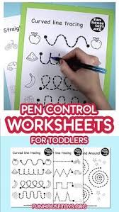 Our Pen Control And Tracing Printables Are A Fun Way To Teach Toddlers How To Ho With Images Preschool Learning Activities Preschool Curriculum Toddler Learning Activities