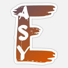 Painted wooden letters for baby's nursery wall, with jungle animal patterns. Suchbegriff Easy Styles Sticker Online Shoppen Spreadshirt