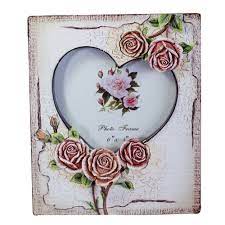 Amazon Com Gift Garden Picture Frame Two Heart Shaped Frame Photo Frame For Wedding Table To Photo Frame Heart Heart Picture Frame Wedding Picture Frames