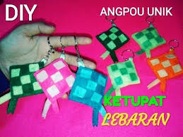 Amplop Ketupat Lebaran Unik Dan Simpel Tanpa Jahit Bisa Untuk Gantungan Kunci Youtube Amplop Gantungan Kunci Lebaran