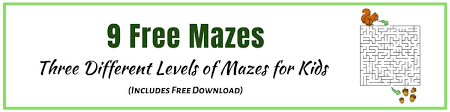 printable mazes for kids free to download