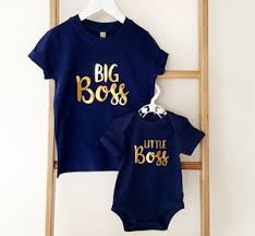 Dengan bermain game, maka setidaknya kita bisa melupakan penat masalah. Big Boss Little Boss Top Set By Snappy Crocodile Designs Notonthehighstreet Com