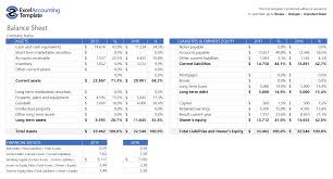 Free Accounting Templates In Excel Download For Your Business Balance Sheet Template Accounting Bookkeeping Software