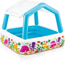 Neu Eingetroffen Intex 57470 Sun Shade Kinder Aufstellpool Planschbecken 157 X 157 X 122 Cm Ecommerce Onlinesho Planschbecken Kinder Pools Fur Kinder Pool