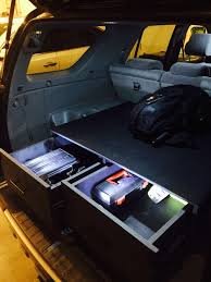 Diy Cargo Storage Drawers For My Suv Suv Storage Cargo Storage Diy Storage Drawers