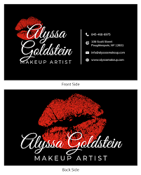 Make a lasting impression with quality cards that wow.dimensions: Elegant Makeup Artist Business Card Template
