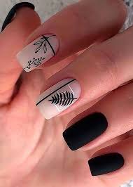 See our collection full of cute summer acrylic coffin matte nails art ideas and get inspired! 35 Extremely Attractive Cute Black Nails The Best Nail Art Design Ideas