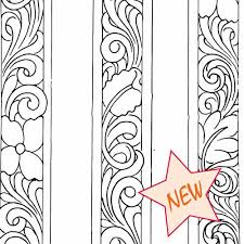 Tanner custom leather on instagram: Ribbon Scroll Three Belt Pattern Don Gonzales Saddlery