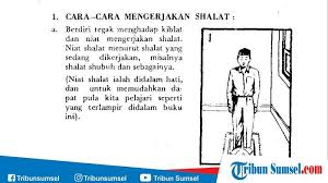 Bacaan Sholat 5 Waktu Lengkap Tulisan Latin Arab Dan Artinya Beserta Niat Dan Tata Cara Sholat Tribun Sumsel