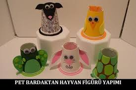 Pet Bardaktan Hayvan Figuru Yapimi Hayvan Bardak Kece