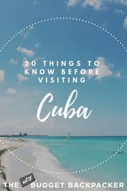 20 Things I Wish I Knew Before Going To Cuba Going To Cuba Cuba Travel Cuba Travel Destinations
