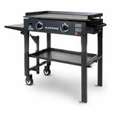 Blackstone Blackstone 2 Burner Flat Top Propane Gas Grill With Side Shelves Flat Top Grill Best Gas Grills Propane Gas Grill