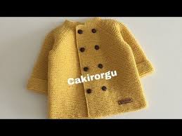 Hakim Yaka Harosa Hirka Yapimi Youtube Baby Knitting Patterns Suveter Desenleri Hirkalar