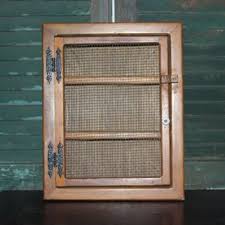 Country Chic Rustic Wood Cabinet With Chicken Wire Mesh Door Shelf Display Cupboard Kitchen Storage Spice R Rustic Wood Cabinets Rustic Wood Wood Cabinets