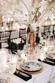 Black And White Wedding Decorations Cheap A Black And White Hotel Wedding In Santa Barbara Cheap Wedding Table Centerpieces Black And White Wedding Theme Hotel Wedding