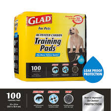 Glad For Pets Black Charcoal Puppy Pads Puppy Potty Training Pads That Absorb Andamp Neutralize Urine Instantly Puppy Pads Training Puppy Pads Training Pads