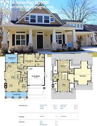 Plan 18293be Storybook Bungalow With Bonus Over The Garage Small Farmhouse Plans Craftsman House Plans Bungalow House Plans